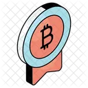 Bitcoin-Abzeichen  Symbol
