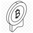 Bitcoin-Abzeichen  Symbol