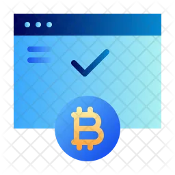 Bitcoin accepté  Icône