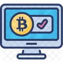 Bitcoin Accepted Account Icon