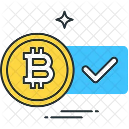 Bitcoin Accepted  Icon