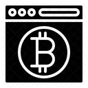 Bitcoin Scale Money Icon