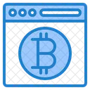 Bitcoin Scale Money Icon