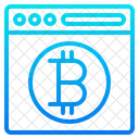Bitcoin Scale Money Icon