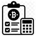 Bitcoin Accounting  Icon