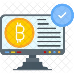 Bitcoin aceito  Ícone