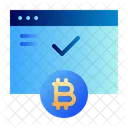 Bitcoin Criptomoeda Dinheiro Eletronico Ícone