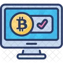 Bitcoin aceptado  Icono