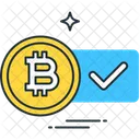 Bitcoin aceptado  Icono
