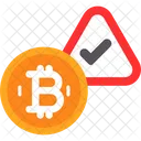 Bitcoin Acepted Here Bitcoin Acceptable Icon
