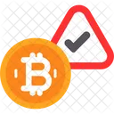 Bitcoin Acepted Here Bitcoin Acceptable アイコン