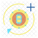 Bitcoin hinzufügen und synchronisieren  Symbol