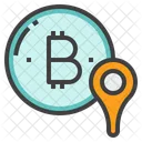 Bitcoin Address Location Icon