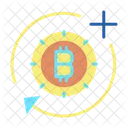 Aggiunta e sincronizzazione bitcoin  Icon