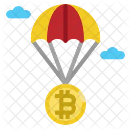 Bitcoin Air Drop  Icon