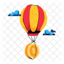 Bitcoin Balloon Bitcoin Inflation Bitcoin Airdrop Icon