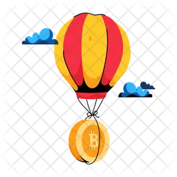 Bitcoin Airdrop  Icon