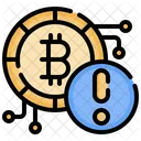 Bitcoin Alert Bitcoin Warning Alert Icon