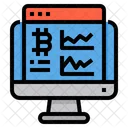 Analítica bitcoin  Icono