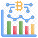 Analise De Bitcoin Negociacao De Bitcoin Grafico De Criptomoeda Ícone