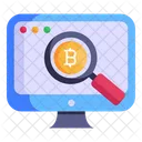 Kryptowahrungsanalyse Krypto Bitcoin Analyse Symbol