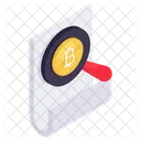 Bitcoin Analysis Cryptocurrency Crypto Icon