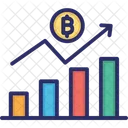 Bitcoin Statistics Bitcoin Analysis Bitcoin Graph Icon