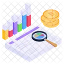 Finance Analysis Bitcoin Analysis Crypto Analysis Icon