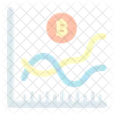 Volatility Bitcoin Data Icon