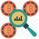 Bitcoin Analysis Analysis Data Icon