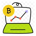 Bitcoin Analysis Bitcoin Market Bitcoin Infographics Icône