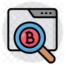 Bitcoin Analysis Cryptocurrency Crypto Icon