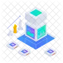 Bitcoin Analysis Cryptocurrency Growth Icon