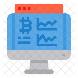 Bitcoin Analytic  Icon