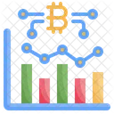 Bitcoin Analytic Bitcoin Trading Cryptocurrency Graph Icon