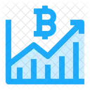 Bitcoin Cryptocurrency Analytics Icon