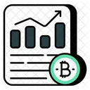 Bitcoin Analytics Cryptocurrency Crypto Icône