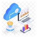 Bitcoin Statistics Bitcoin Analytics Bitcoin Analysis Icon