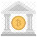 Bitcoin and Bank  Icon