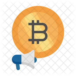 Bitcoin Annoucment  Icon