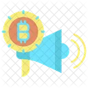 Marketing Announcement Bitcoin Announcement Bitcoin Marketing Icon