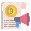Bitcoin Announcement Icon