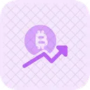 Bitcoin Anstieg Icon