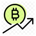 Bitcoin Anstieg Icon