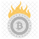 Anstieg BTC Steigend Symbol