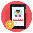 Bitcoin App Account  Icon