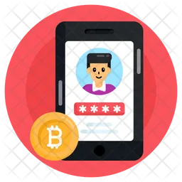 Bitcoin App Account  Icon