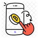 Bitcoin App Crypto App Online Bitcoin Icône