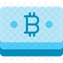 Argent bitcoin  Icône