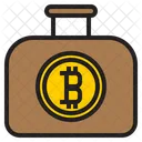 Bitcoin-Aufbewahrungstasche  Symbol